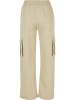 Urban Classics Urban Classics Damen Ladies Vicose Straight Leg Cargo Pants in concrete