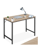 tectake Schreibtisch Jenkins Höhe 75,5 cm, Industrial Holz hell, Eiche Sonoma
