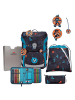 DerDieDas ErgoFlex Easy - Schulranzen Set 5tlg. 950 g (Dino Time) in Ninja Fighter