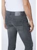 Colorado Denim Jeans im Used-Design mit Stretch-Komfort in Schwarz