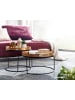 KADIMA DESIGN Couchtisch | 2er Set, Gold/Schwarz, Tablett, Rund in Gold