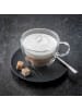 Villeroy & Boch 6er Set Café au Lait Untertassen Manufacture Rock ø 17 cm in schwarz