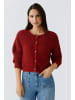 Oui Strickjacke in red pear