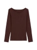 Marc O'Polo U-Boot-Longsleeve regular in Black Cherry