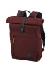 travelite Basics Rollup Rucksack 47 cm Laptopfach bordeaux