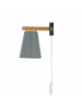 Licht-Erlebnisse Wandlampe (B)22 x (H)22 cm in Holz GrauHolz Grau