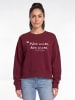 wat? Apparel Sweatshirt Was muss das muss in Weinrot