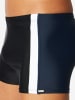 Schiesser Boxer-Badehose Ocean Swim in Schwarz
