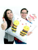 Mr. & Mrs. Panda 40x40 Kissen Biene Verliebt ohne Spruch in Weiß