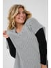 KAFFE curve Poncho KCrosa Loose fit in Grey Melange