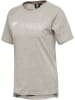 Hummel Sportshirt "Hmlzenia T-Shirt S/S" in Grau