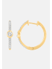 Ethische Diamanten Ohrringe aus 375 Gelbgold mit Lab Grown Diamant