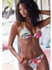 LASCANA Triangel-Bikini-Top in creme bedruckt