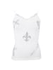 Roberto Geissini Cross Top Weiß
