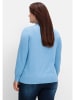 sheego Pullover in himmelblau