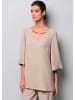 Alba Moda Tunika mit Kettendetail am Ausschnitt in zimt