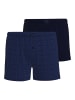 CECEBA Boxershort 2Er Pack Granada in blau-dunkel-Allover
