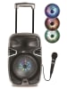 Lexibook Bluetooth®-Karaoke-Trolley mit Licht & Mikrofon – 8 Zoll