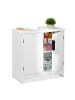 relaxdays Waschbeckenunterschrank in Weiß - (B)60 x (H)60 x (T)30 cm