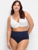 sheego Bügel-BH in marine+weiß