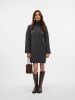 Vero Moda Strickkleid in Dark Grey Melange