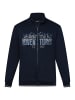 Men Plus Sweatjacke in navy blau