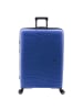Gladiator 4 Rollen Trolley 74 cm mit Dehnfalte blue