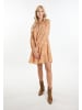 IZIA Damen Kleid in Wollweiss Mehrfarbig