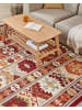 Beliani Kelim AYGAVAN in Bunt/Orange/Rot - (W) 200 x (H) 1 x (L) 300 cm