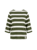 Ulla Popken Sweatshirt in dunkel khaki