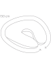 doomoo Stillkissen Softy „Melange" in anthrazit - (L) 150cm