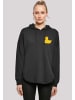 F4NT4STIC Oversized Hoodie Yellow Rubber Duck OVERSIZE HOODIE in schwarz