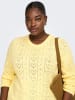 ONLY Carmakoma Strickpullover in Sunlight 1
