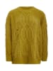 Tanuna Damen Strickpullover in Senf