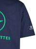 SCHIETWETTER T-Shirt "Fabian", in navy/neongreen