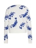 ebeeza Damen Cardigan in WOLLWEISS BLAU