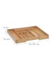 relaxdays Besteckkasten in Natur- (B)56 x (H)6 x (T)50 cm