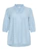 KAFFE curve Langarm-Bluse KCvitana in Soft Chambray