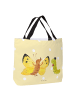 Mr. & Mrs. Panda Tote Bag Damen Raupe Schmetterling ohne Spruch in Gelb Pastell