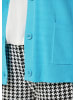 GOLDNER Kurzgröße:  Strickjacke Strickjacke in türkis