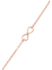 Elli Armband 925 Sterling Silber Infinity in Rosegold