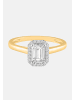 Ethische Diamanten Ring aus 375 Gelbgold mit Lab Grown Diamant