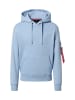Alpha Industries Kapuzenpullover in hellblau - 0003
