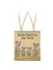 Mr. & Mrs. Panda Shopper-Tasche Koala Familie zwei Design mit Sp... in Weiß
