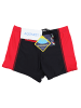 Aquarti Aquarti Herren Badehose mit Reißverschlusstasche in schwarz/rot