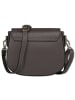 Toscanto Leder Umhängetasche Toscanto Tasche grau ca. 23cm
