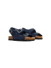 Divine Factory Kinder-Lederpantolette Noga Mistraly BS Edge Blau