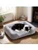 Feandrea Hundebett Bobbee in Ombré-Grau - (B)106 x (H)20 x (T)75 cm