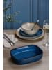 Mason Cash MASON CASH | Auflaufform, rechteck, RUSTIC CHARM, blau, 1 ,2 LL