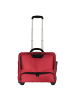 Dermata 2 Rollen Businesstrolley 41 cm Laptopfach rot